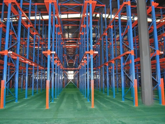 Customized Design Drive In Pallet Rack System , Warehouse Storage Racks