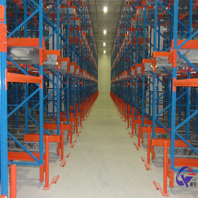 1000-1500kg Load Radio Shuttle Racking System , Adjustable Industrial Shelving Systems