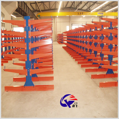 Double Single Side Cantilever Warehouse Racking Heavy Duty For Long Items