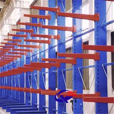 Industrial Cantilever Warehouse Racking , H Beam Cantilever Rack Single double sided