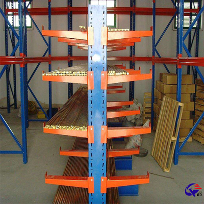 H Beam Industrial Cantilever Warehouse Racking For Pipe Storage SGS Certificate