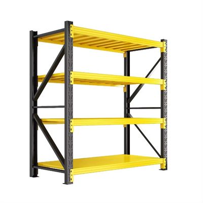 Adjustable Medium Duty Shelves for Garage Warehouse Customized Industrial Steel Storage